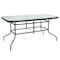 Flash Furniture 5PC Patio Set-55" Glass Table, 4 Gray Chairs TLH-089REC-303CGY4-GG - alternate 2